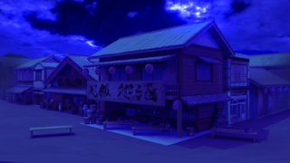 人类村庄（深秘录场景）夜