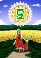 太陽について回る花・夏