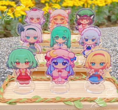 秋橘種植園／東方Project 6cm 星星雷射小立牌 ②实物图1.jpg