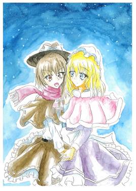 秘封倶楽部／東方水彩イラスト集ー繋ギ紡グー预览图1.jpg