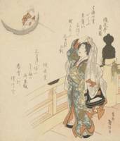 葛饰北斋所绘月兔