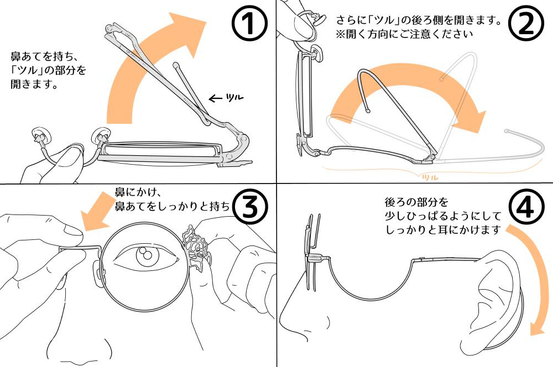 执事眼镜提供的佩戴教程
