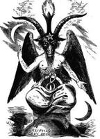 法国神秘学家埃利法斯·利维所绘「安息日之羊」