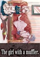 The girl with a muffler.