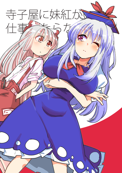 文件:寺子屋に妹紅がいると仕事にならない封面.png
