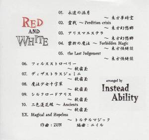 Red And White（Instead Ability）封面.jpg