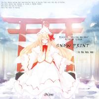 SNOW PRINT -in the fairy tale-