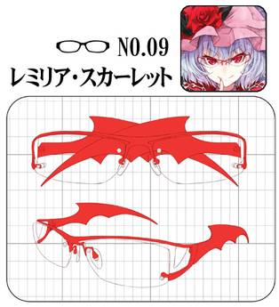 東方MEGANE レミリア・スカーレット レミリア・スカーレット モデル / 執事眼鏡eyemirror ONLINE SHOP
