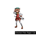 Chicken Flier Paper Cat Immagine di Copertina