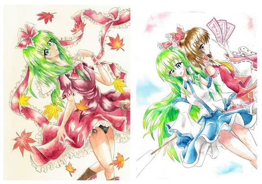 秘封倶楽部／東方水彩イラスト集ー繋ギ紡グー预览图2.jpg