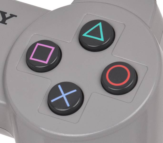 文件:PlayStation original controller face buttons.jpg