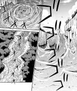 汛期泛滥的玄武涧河流俯视（三月精V11话8）